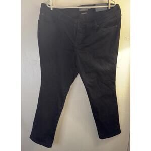 Torrid Luxe Skinny Sateen Stretch Mid Rise Jean Black 18S #41500